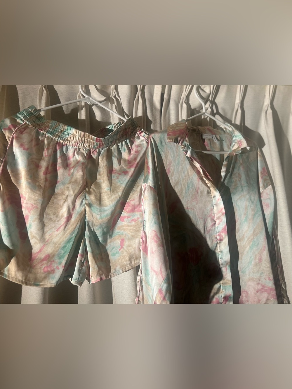 Woman Pastel Tie-Dye Shorts - Brand Unspecified